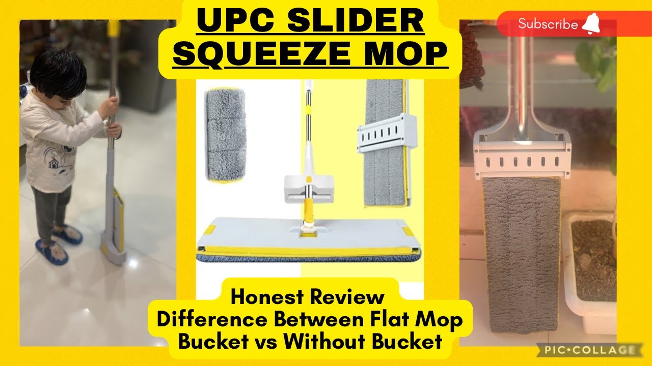 UPC Slider Squeeze Flat Mop Without Bucket Review Amazon Flipkart How