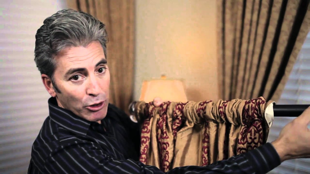 How To Determine The Length Of Pole Pocket Curtains Youtube