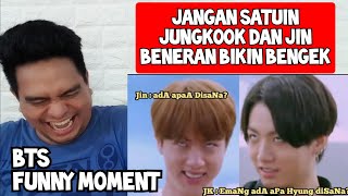 [NONTON] BTS FUNNY MOMENT | JUNGKOOK & JIN JANGAN DISATUIN 🤣🤣