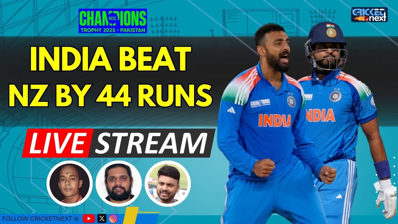 🔴IND vs NZ Champions Trophy 2025 Highlights: India Beat New Zealand By ...