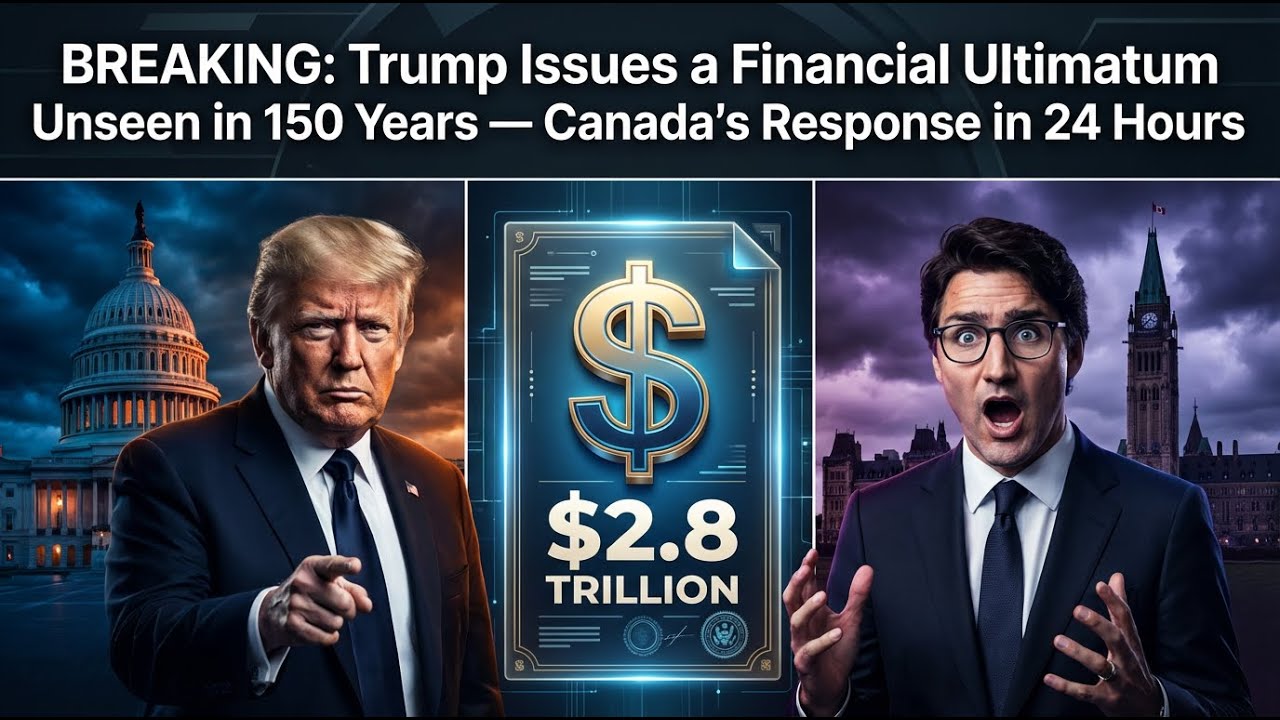 JUST A MINUTE AGO: Trump Issues a Financial Ultimatum Unseen in 150 Years-Canada Response in 24 Hour