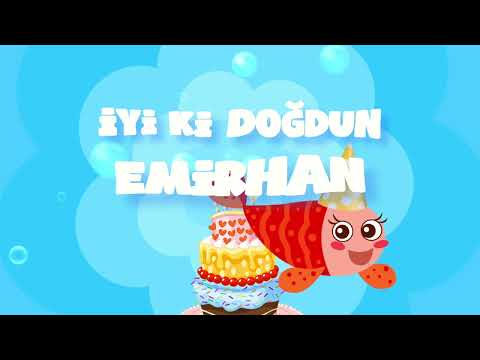 İyi ki Doğdun EMİRHAN - İsme Özel Kırmızı Balık Doğum Günü Şarkısı