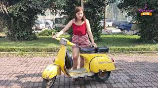 Vespa Cold Start Kick, Revv & Ride Trailer