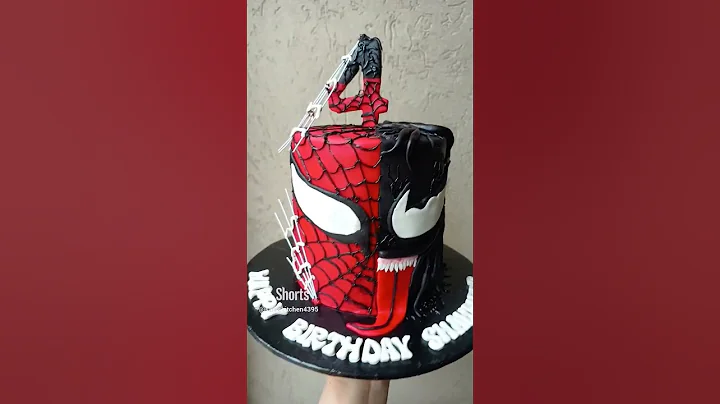 Spider Man Lover Cake❤️🕸️ - Spider Man Cake Design