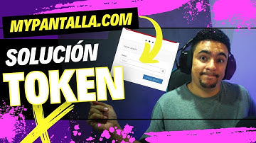 Como SOLUCIONAR ERROR TOKEN my pantalla 👉 [Así puede Ingresar]