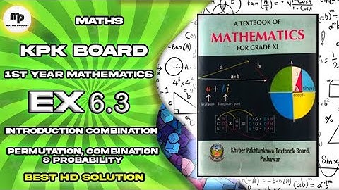 Combination(Introduction)| Unit-6 | Ex-6.3 |1st year Maths|#maths #1styear