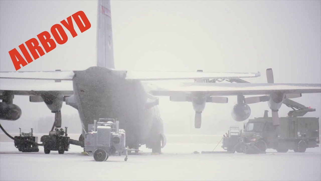 C-130 De-Icing • Ohio Air National Guard