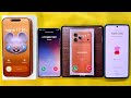 Unpacking IPhone 17 Pro Max Incoming Call Samsung S21, Z Fold3, Xiaomi Note 13 Pro