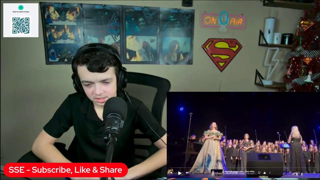 1,434th Reaction Video!! Amira Willighagen & Bronberg Children's Choir - Hallelujah (Leanard Cohen).