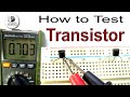 How to test Transistor with Digital Multimeter -Identify base emitter collector & PNP NPN transistor