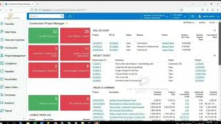 Acumatica - Billing for Construction Projects