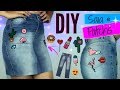 DIY - SAIA com ROUPAS VELHAS  (sem costura)