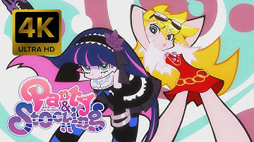 Panty & Stocking with Garterbelt Opening |Creditless| [4K 60FPS Remastered]