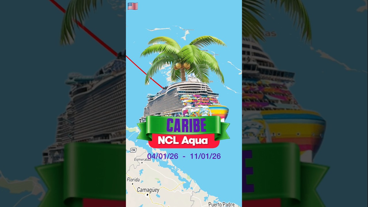 🚨 *INAUGURE O NCL AQUA COM O BERNARDO! CARIBE + PACOTE MORE AT SEA*🚢