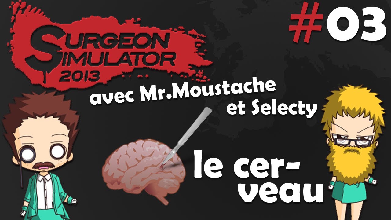 #3 Surgeon Simulator 2013 avec Dr Moustache et Selecty - LE CERVEAU ...