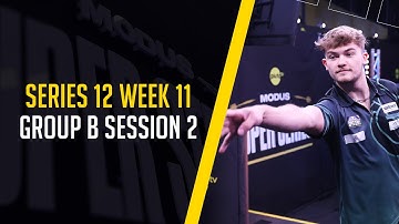 WHO WILL QUALIFY! 🤔 | Live Darts | Series 12 Week 11 | Group B Session 2
