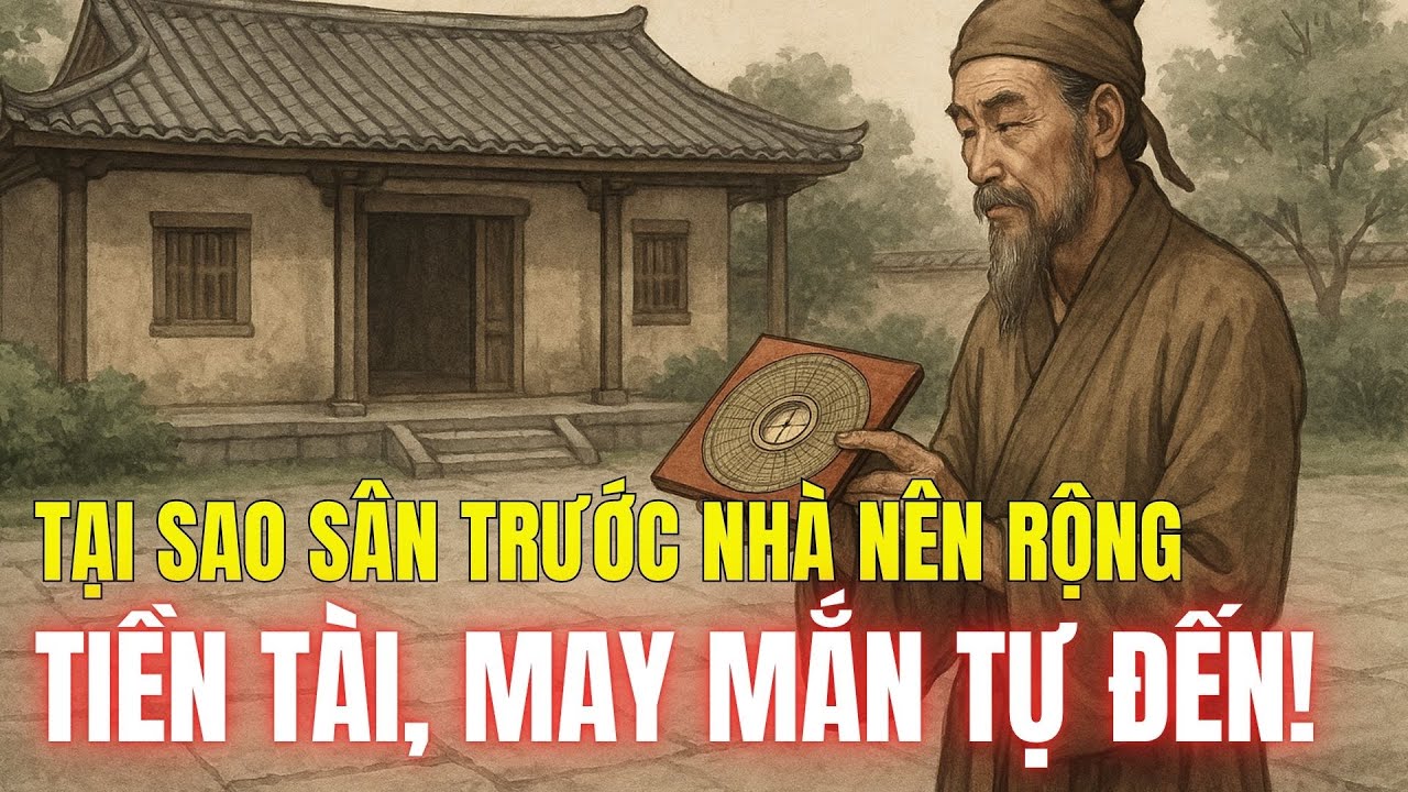 Tại Sao Sân Trước Nhà Nên Rộng – Tiền Tài, May Mắn Tự Đến! | Phong Thủy Cổ Xưa