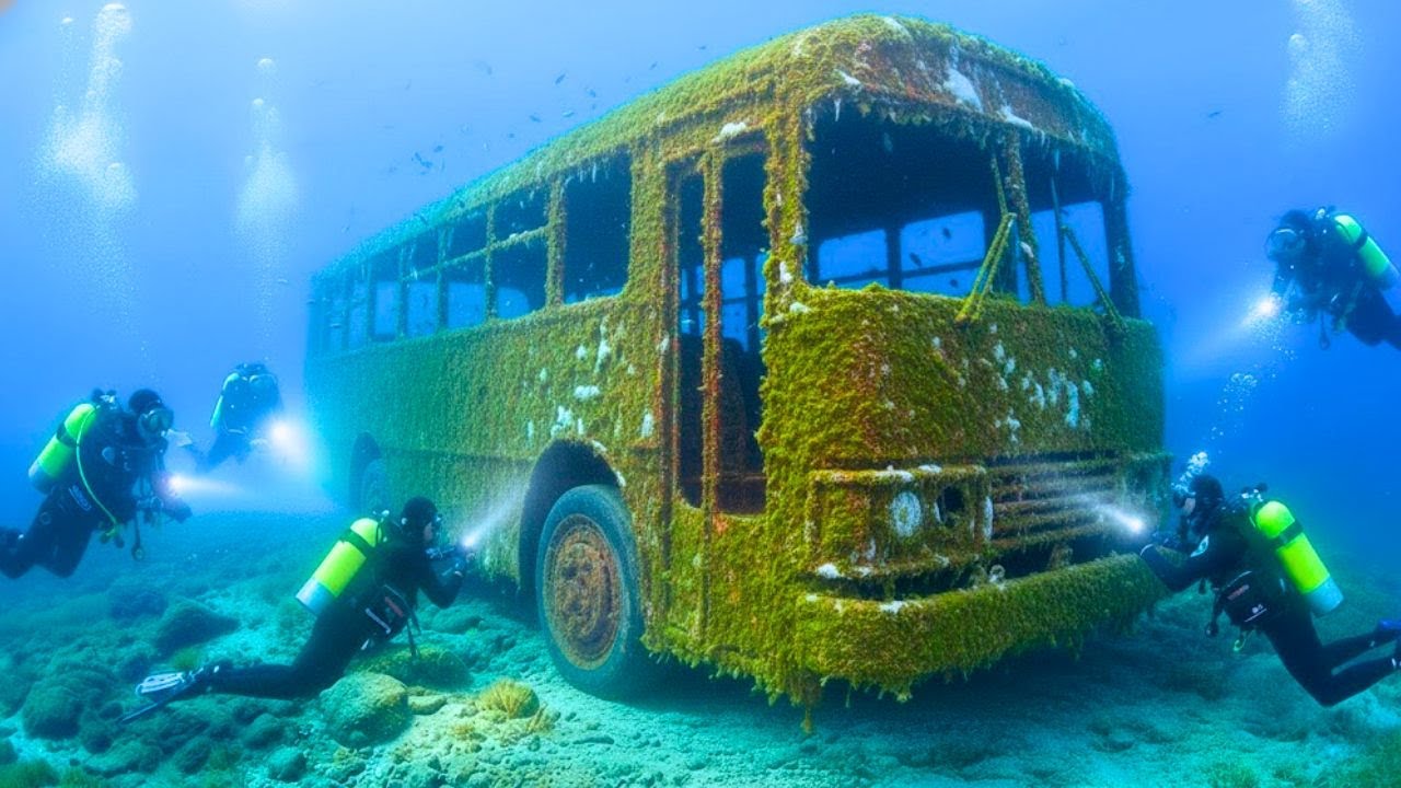 LOST AT THE BOTTOM OF THE ARCTIC OCEAN FOR DECADES… THE RESTORATION OF THIS MILITARY BUS WILL SHOCK