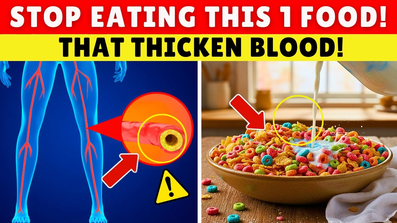 Over 60? STOP Eating These 5 Foods That THICKEN Blood & Ruin Circulation | Senior Health Tips