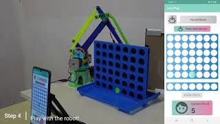 Play Connect 4 with a 3D printed robotic arm
