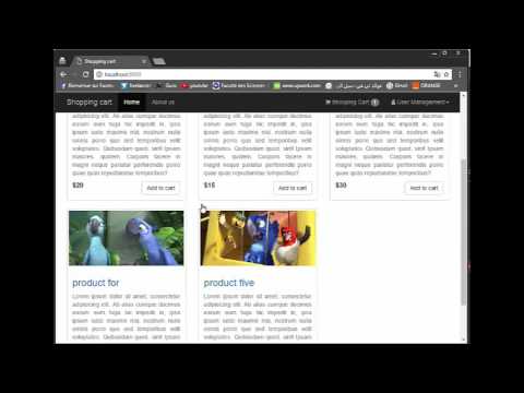 Shopping Cart Laravel