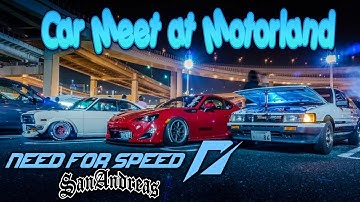 Car Meet at Motorland in NFS SA and cool atmosphere with fast cars(new map which I never was before)