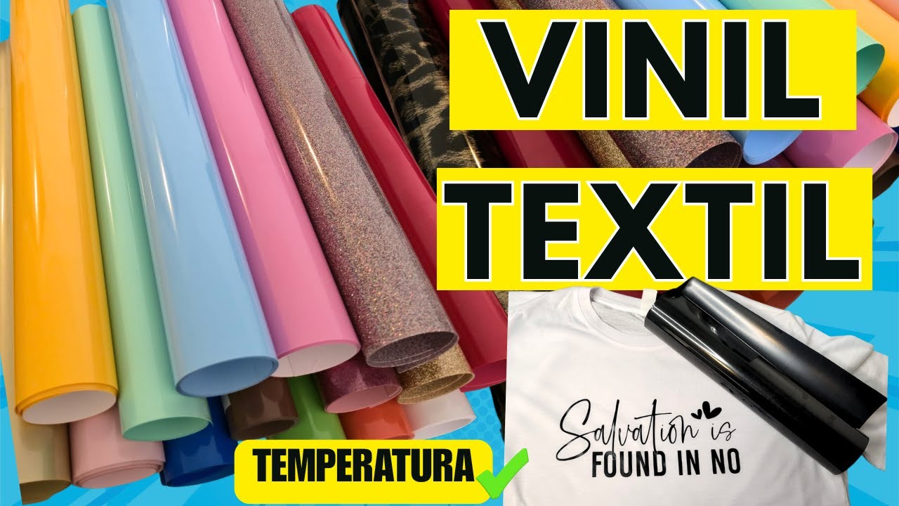 Cómo se usa el vinil textil paso a paso  | Corte y temperatura sin Errores
