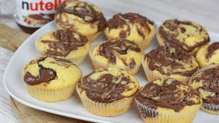 Saftige Nutella Muffins I Weich Und Fluffig