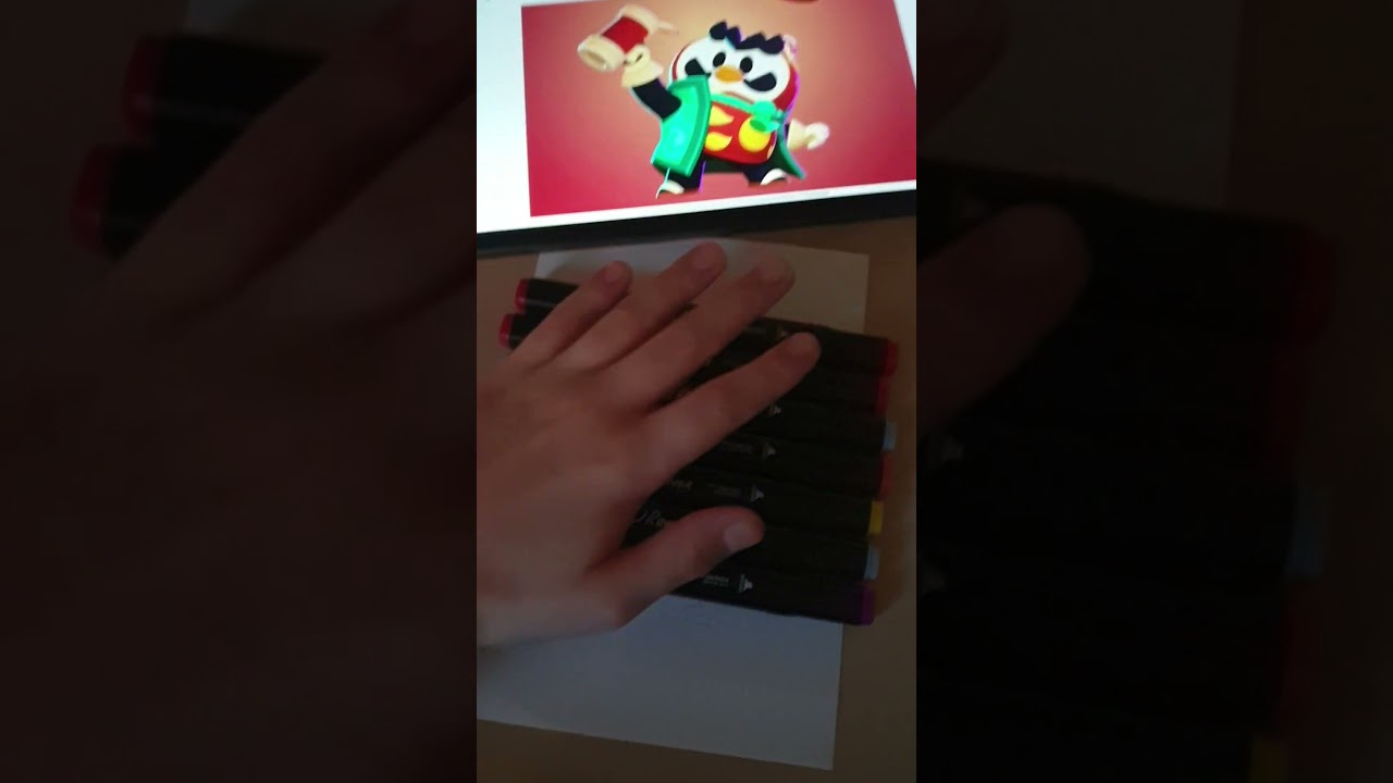 Drawing Daruma MR. P/ рисуем Даруму Мистер Пи