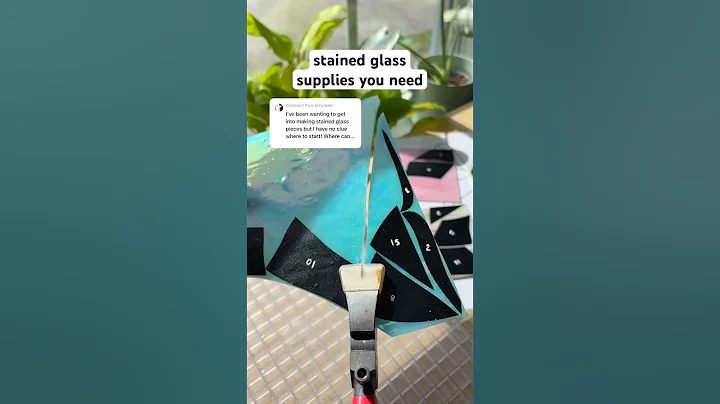 what you need to make stained glass 💫 #stainedglass