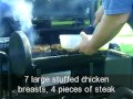 Reverse Flow Tailgating mini BBQ (making chicken)