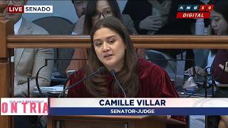 WATCH: Camille Villar turns emotional as she speaks about detained senators | ANC