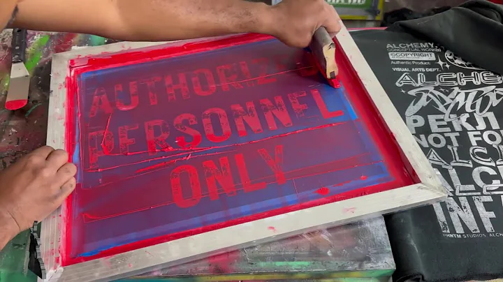 How to make | SCREEN PRINT | custom UPCYCLED hoodies | at HOME | for your clothing BRAND