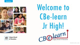 CBe learn Jr High - Information Session (June 2024)