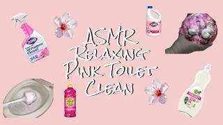 🌸🌷🎀🚽 ASMR Pink Sponge Squeezing & Toilet Cleaning 🚽🎀🌷🌸