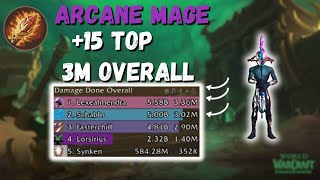 3M Overall! We hit 3200 Rating! Spellslinger Arcane Mage 11.1.5 Gameplay | +15 TOP TWWS2