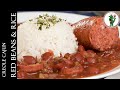 HOW TO MAKE LOUISIANA STYLE RED BEANS AND  RICE| ANDOUILLE SAUSAGE| CAJUN RECIPE| SLOW COOKER