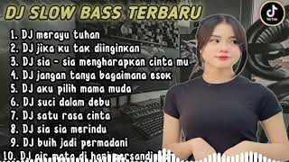 DJ SLOW BASS TERBARU 2023 | DJ VIRAL TIKTOK FULL BASS 🎵 DJ MERAYU TUHAN X BILA NANTI | FULL ALBUM