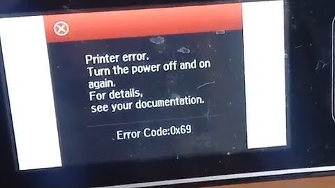 Epson L1455 error code 0x69 #epson #0x69 #printer