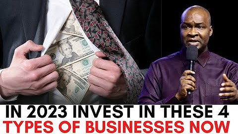 IN  2023 START THESE 4 TYPES OF BUSINESSES QUICKLY (NO.2 IS A MUST) | APOSTLE JOSHUA SELMAN
