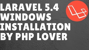 Install laravel 5.4 on windows