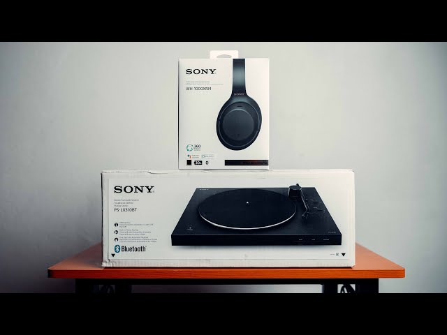 Unboxing Tocadiscos Bluetooth Sony PS-LX310BT 