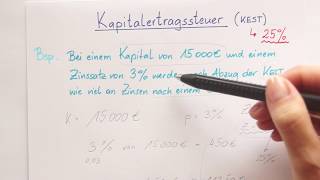 Kapitalertragssteuer