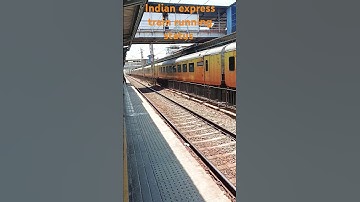 Indian express train running status video #viral #india #train