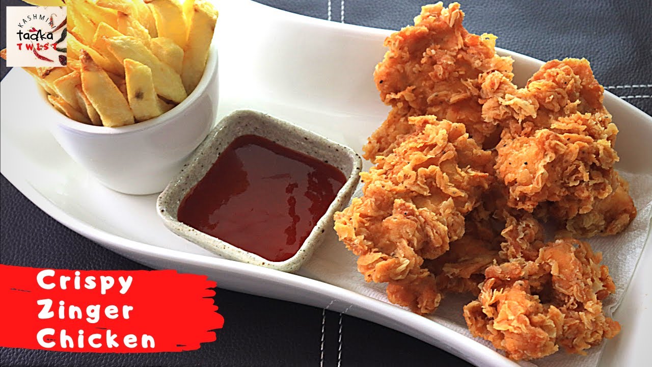 Crispy & Crunchy Zinger Chicken | Simple & Easy Recipe | By KTT | Kashmiri Tadka Twist