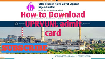 UPRVUNL का admit card  डाउनलोड करें।    #Dev_Tech_Mrj