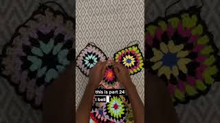 How to assemble a granny square dress #crochetpattern #crochet #diy #crochetpatterns