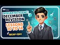 Integrated Science Revision December Lesson 10 14 
