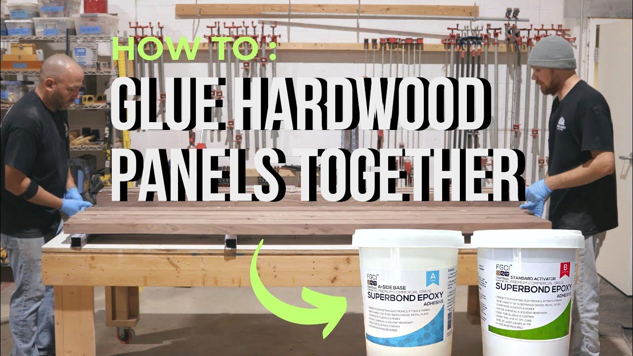 How to Glue a Wood Panel Together Easy DIY Woodworking YouTube