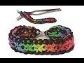 HOW TO MAKE STARBURST BRACELET WITHOUT RAINBOW LOOM ( ON TWO FORKS)